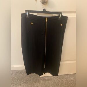 Elegant Black Pencil Skirt